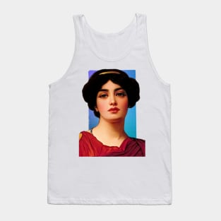 Greek Poet Sappho illustration Tank Top